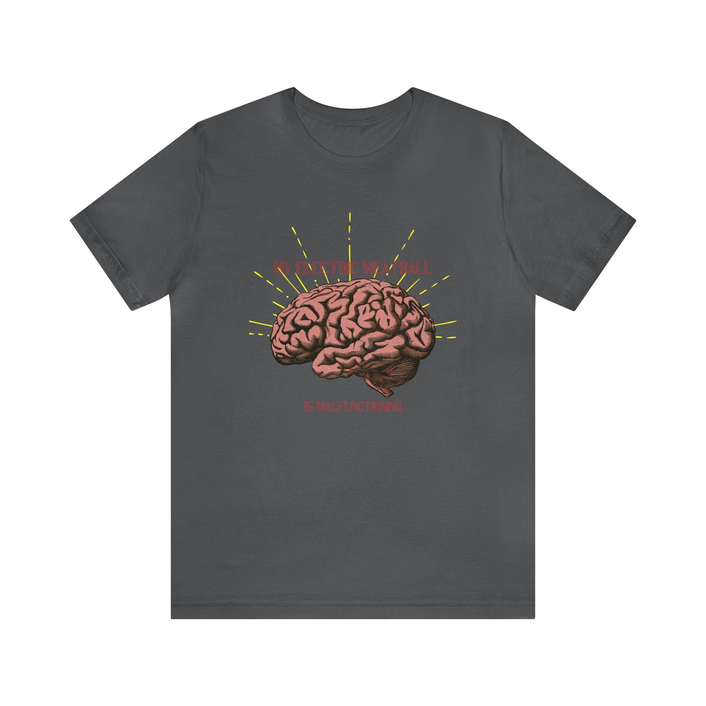 Unisex Jersey Electric Meatball Short Sleeve Tee